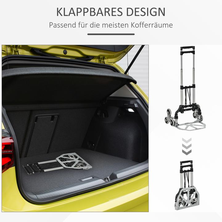 Produktbild Durhand Sackkarre mit 6-Rollen für Treppen (70 kg)