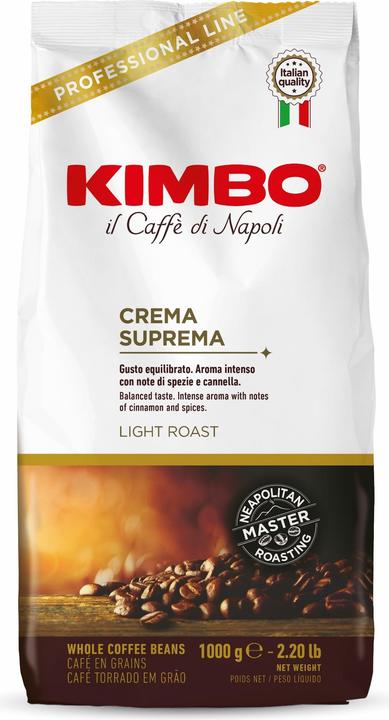 Kimbo Crema Suprema (1000 g, Helle Röstung)