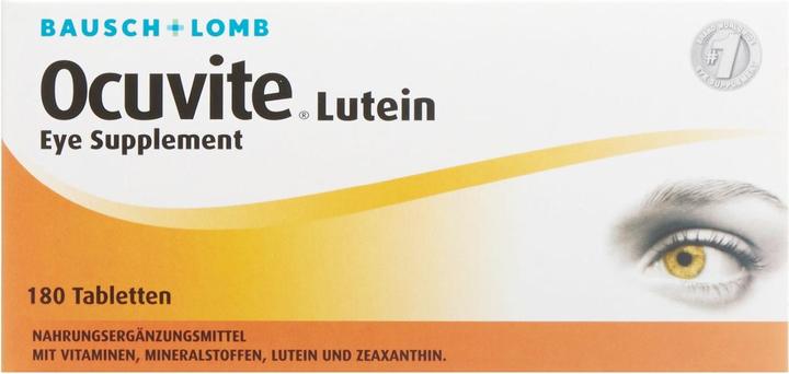 Image du produit Bausch + Lomb Lutéine en comprimé (180 pièce(s), Cachets, 145 g)