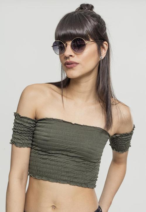 Immagine prodotto Urban Classics Top donna con spalla fredda accorciata e fumo (L)