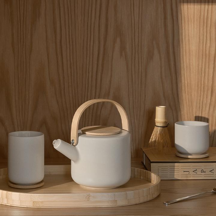 Productafbeelding Stelton Theo thermo mok met onderzetter L (0.25 l)