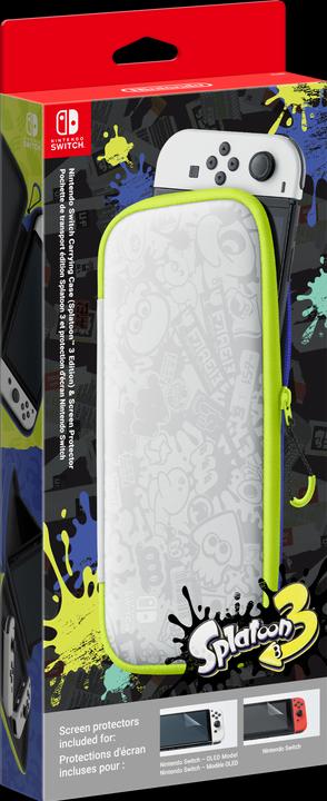 Actual product image Nintendo Case & Protective Film - Splatoon 3 Edition (Switch OLED)