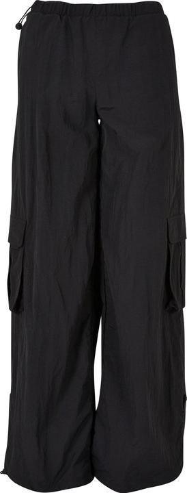 Actual product image Urban Classics Ladies Wide Crinkle Nylon Cargo Pants (M)