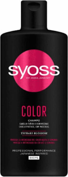 Actual product image Syoss COLOR TECH champú cabello teñido 440 ml (440 ml, Liquid shampoo)