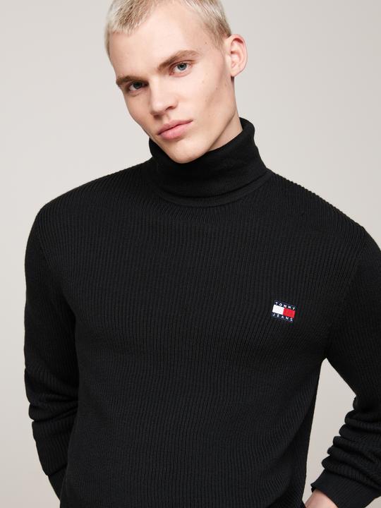 Immagine prodotto Tommy Hilfiger Tommy Jeans Slim Fit Coltrui met wol - Zwart - Maat L (L)