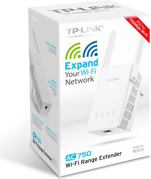 Produktbild TP-Link RE210, ac450/n300 (450 Mbit/s, 300 Mbit/s)