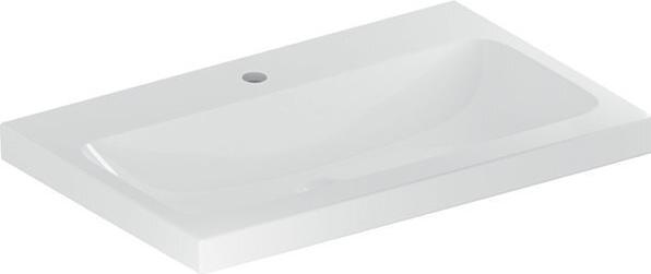 Produktbild Geberit iCon Light Waschtisch, 75 cm x 48 cm, mit Hahnloch, ohne Überlauf,501835 (500 mm, 750 mm)