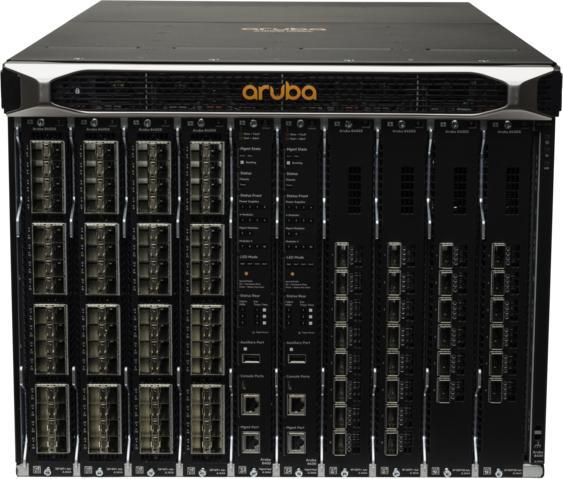 Immagine prodotto HPE Bundle di switch Aruba 8400, telaio a 8 slot, 3 vassoi per ventole, 18 ventole, gestore di cavi (8 Porti)