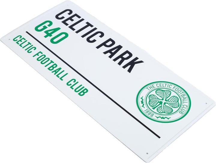 Produktbild Celtic FC Strassenschild Celtic Park G40 Wappen (18 x 40 cm)