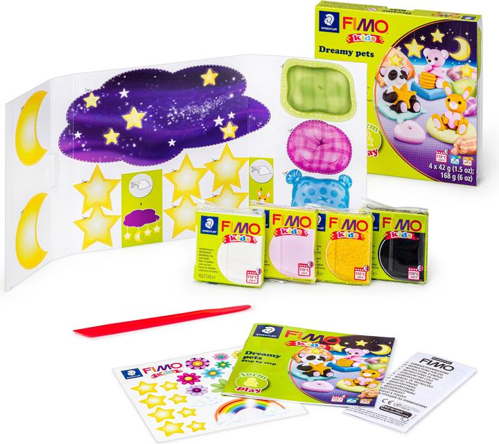 Image du produit Fimo Kids Form&Play Set 4 x 42g Animaux endormis
