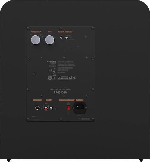 Actual product image Klipsch RP 1200 SW *black* (1 pcs., 800 W)
