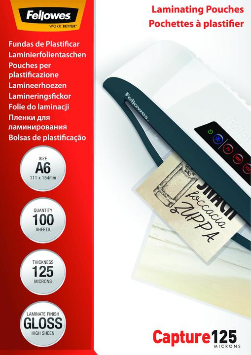 Produktbild Fellowes Capture (A6, 100 Stück, 125 µm)