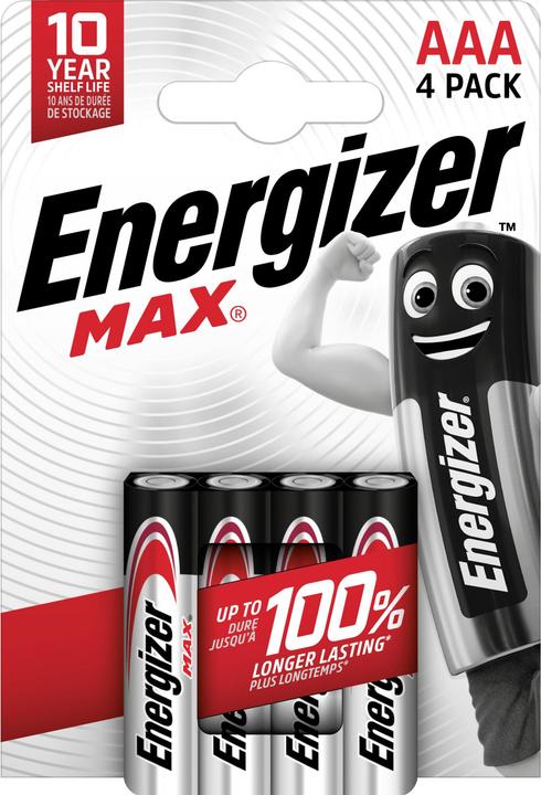 Image du produit Energizer Max Alcaline (4 pcs, AAA)