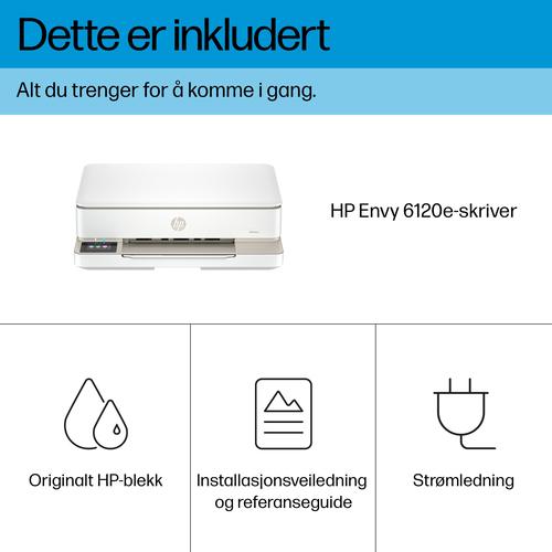 Actual product image HP Hewlett-Packard Envy 6132e All-in-One Color Inkjet, Envy 6132e (Colour)