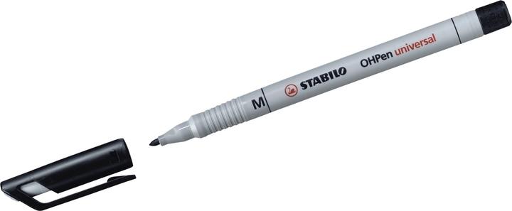 Produktbild STABILO OHPen universal Folienstift wasserlöslich (Schwarz, 1 mm, 1 x)