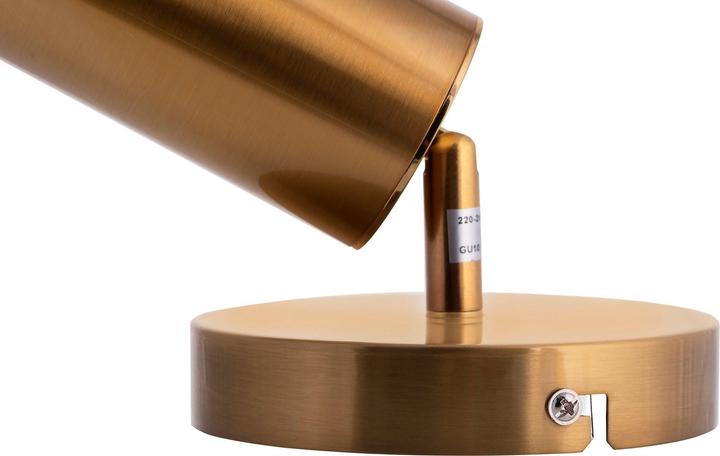 Produktbild Activejet SPECTRA einzelne goldene Deckenleuchte GU10 für Wohnzimmer (GU10)
