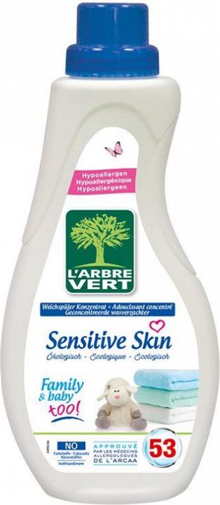 Image du produit L'arbre vert Peau sensible (53 Cycles de lavage, Lessive liquide)