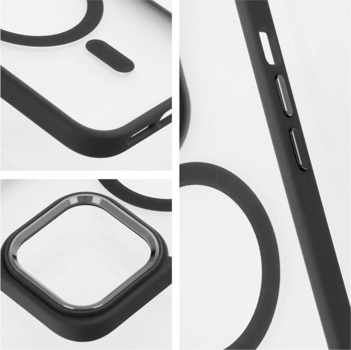 Produktbild OEM Back panel cover MATTE MAG COVER case compatible with MagSafe for IPHONE 15 Pro black (Apple iPhone 15 Pro)