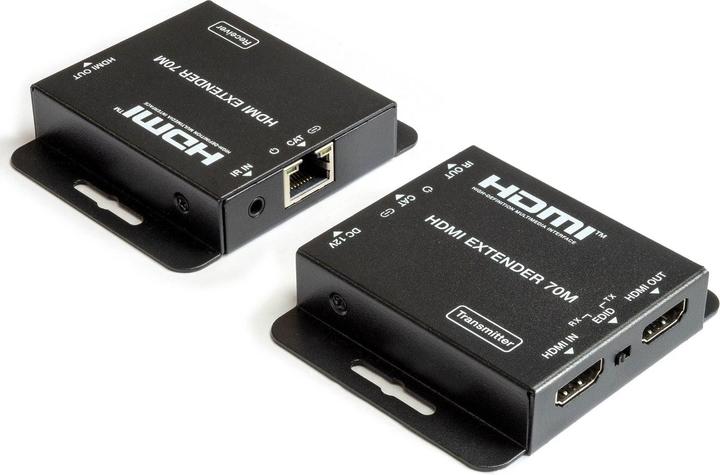 Actual product image FeinTech VME00110 HDMI over LAN Extender | 4K 30Hz | 70 m (Extender, CAT extender)