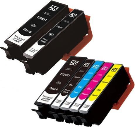 Image du produit Hermex Cartouche d'encre compatible XL pour Epson Expression Premium XP-610 (M, Y, CF, PBK, C)