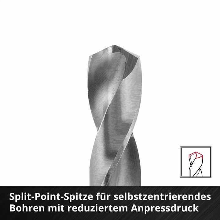 Actual product image Einhell 108759 39-piece drill and bit range (4 mm, 5 mm, 6 mm, 8 mm)