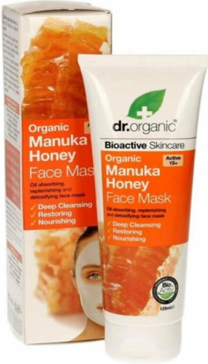 Actual product image Dr. Organic Manuka Honey Face Mask Nourishing for Dry Skin 125ml (125 ml)