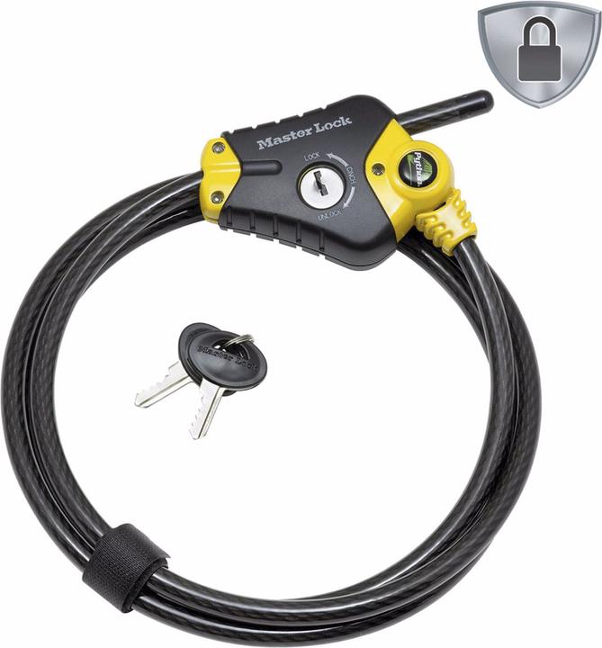 Master Lock adjustable python shutter cable 10mm 8420EURD (450 cm)