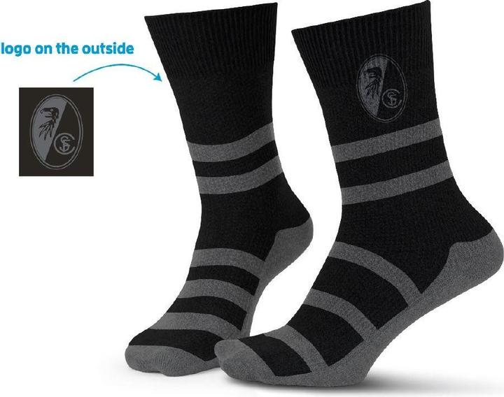 Produktbild Trade Con SC Freiburg Business-Socken 2er-Pack 43-46 (2er Pack, 43 - 46)
