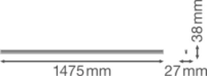 Image du produit Ledvance LED Linerar Compact Batten luminaire compact LN COMP BATTEN 1500 25W/4000K 25W 4000K 2500lm (2500 lm)