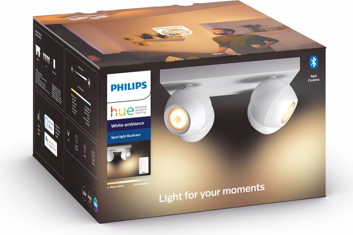 Image du produit Philips Hue Buckram BT de base (1400 lm, GU10)