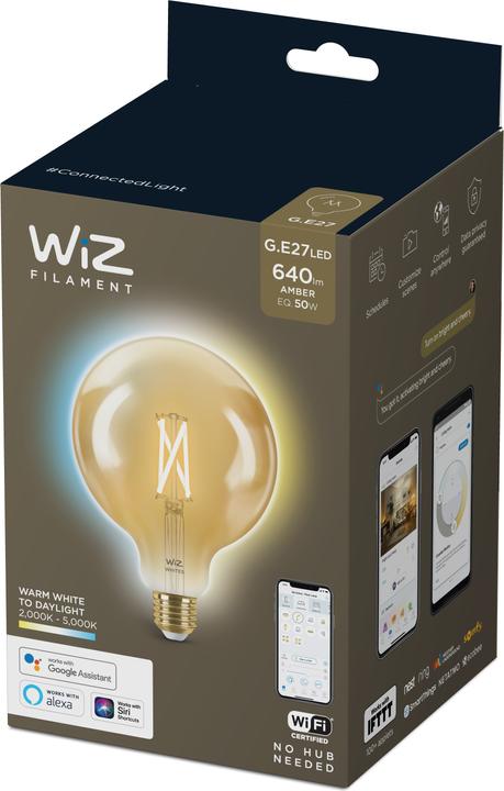 Image du produit WiZ Filament vintage (E27, 6.70 W, 640 lm, 1 x, E)