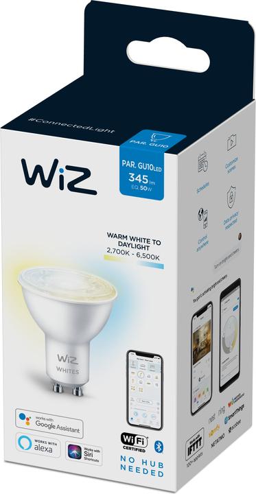 Immagine prodotto WiZ Bianco (GU10, 4.90 W, 345 lm, 1 x, F)