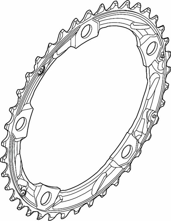 Produktbild Shimano 105 FC-5703-L Kettenblatt 10-fach (39)