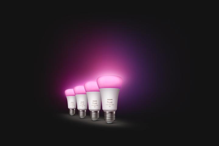 Produktbild Philips Hue White & Color Ambiance BT (E27, 6.50 W, 806 lm, 4 x, F)