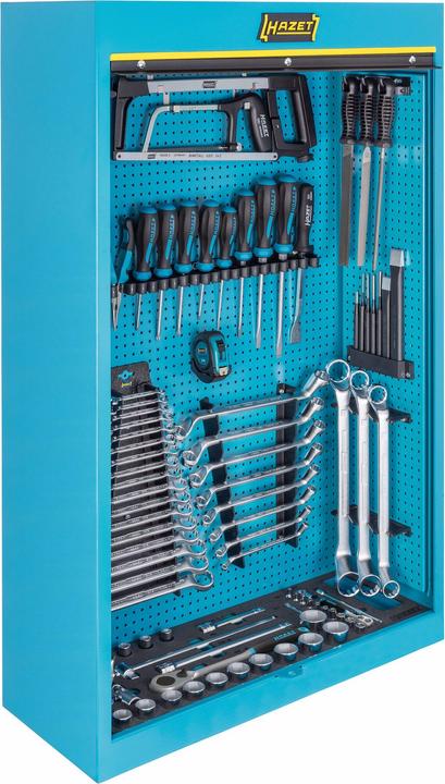 HAZET Werkzeugschrank ∙ mit Sortiment 111/116 ∙ 0,5 x 23 - 1,6 x 10 ∙ 2 - 32 ∙ PH1 - PH2 ∙ PZ1 - PZ… (25 cm, 100 cm)