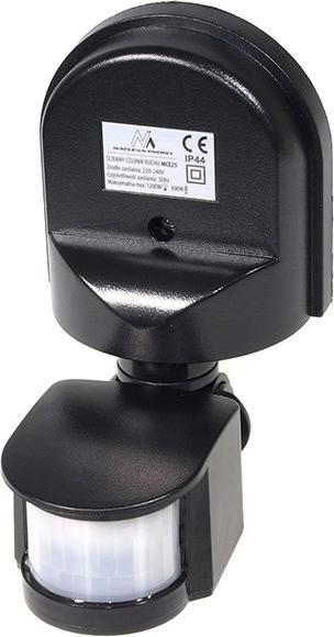 Image du produit Maclean Ścienny czujnik ruchu i zmierzchu 180° max. 1200W czarny MCE25 B (12 m)