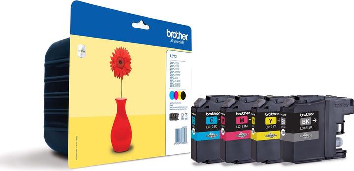 Produktbild Brother LC-121VALBP Multipack (M, Y, C, BK)
