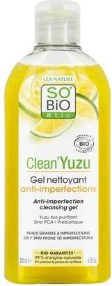 Immagine prodotto So’Bio étic So'Bio Étic Clean'Yuzu Gel detergente per le imperfezioni della pelle Bio 200ml (Panni pulizia, 200 ml)