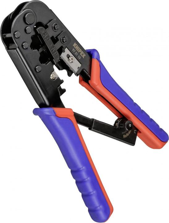 Productafbeelding Knipex Krimptang voor Westernstekkers 97 51 10 (190 mm)