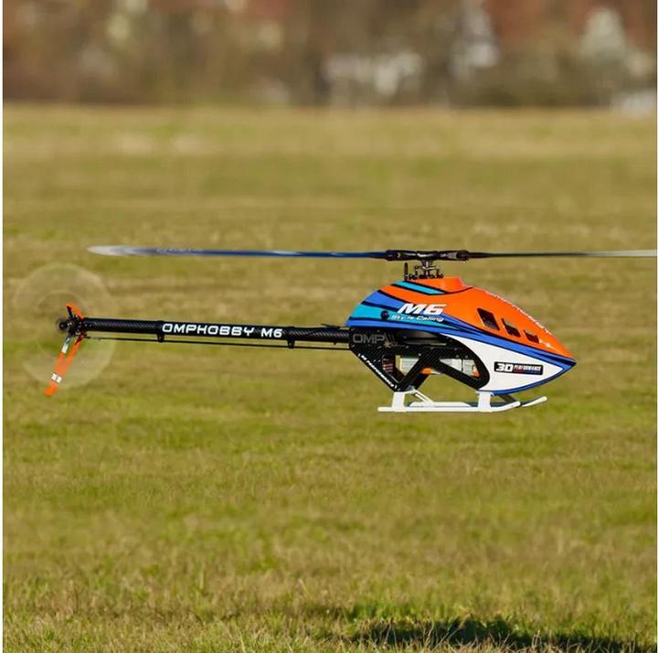 Immagine prodotto OMP Hobby Helikopter M6 Cosmic-Orange Bausatz und Rotorblätter