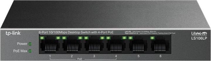 Produktbild TP-Link LS106LP - PoE-Schalter (6 Ports)