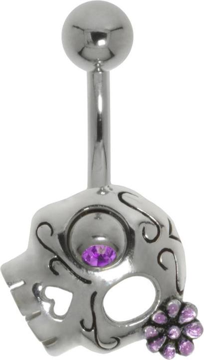 Bijouteria Bauchpiercing (Chirurgenstahl 316L, Kristall, Silber 925, Email)