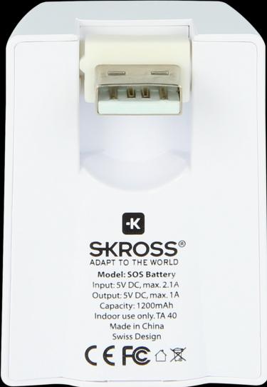Produktbild Skross SOS Battery USB (1200 mAh, 4.44 Wh)