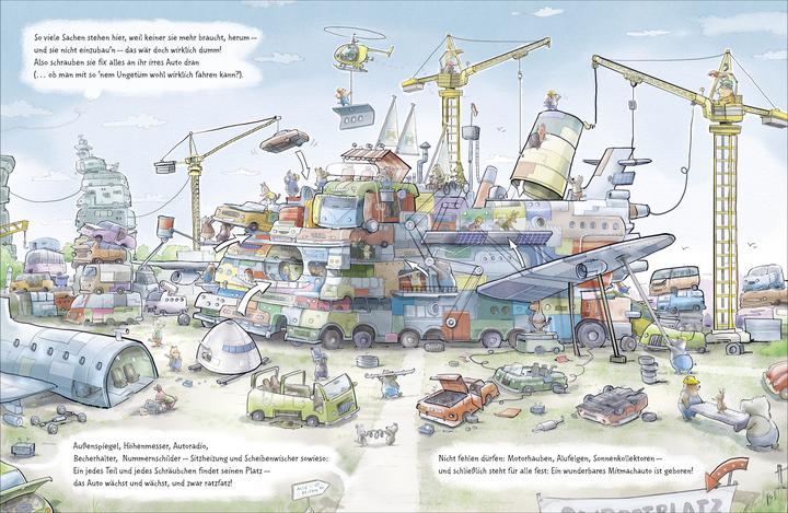 Produktbild Die unglaubliche Geschichte vom verrücktesten, riesigsten Mitmachmobil der Welt (Deutsch, Sven Maria Schröder, 2025)