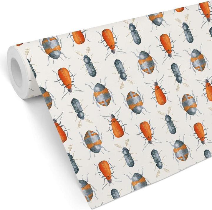 Produktbild Trenddeko Bunte Käfer - orange (528 x 48 cm)