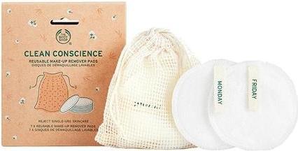 Produktbild Body Shop Waschbare Makeup-Entferner Pads - Wiederverwendbare Bambus-Baumwolle, 7 Stück (Waschcrème)