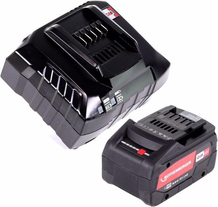 Produktbild Rothenberger ROMAX 4000 Akku Pressmaschine 18V + 1x Akku 8,0Ah + Ladegerät + Koffer