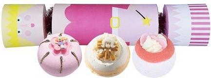 Produktbild Bomb Cosmetics Fairy Godmother Cracker Handmade Bath Blaster Geschenkpaket 160g Rosa (Badepralinen)
