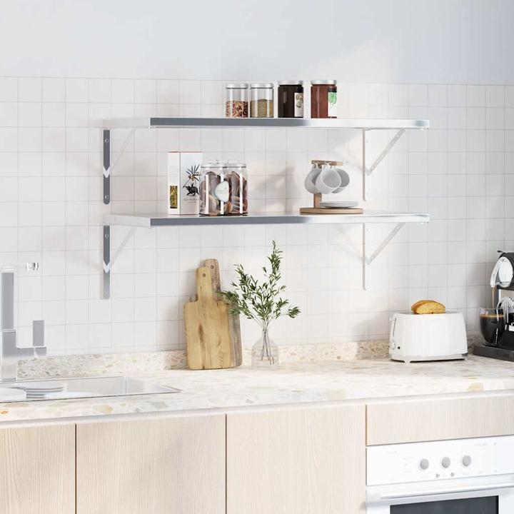 Produktbild VidaXL Regalträger 4 Stk. Edel