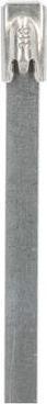 Produktbild Csdk SL Edelstahlkabelbinder aus 316er Stahl, mit Verschlusskugel 7,9x201mm - (100 Stück) (Metallkabelbinder, 201 mm, 50 Stk.)